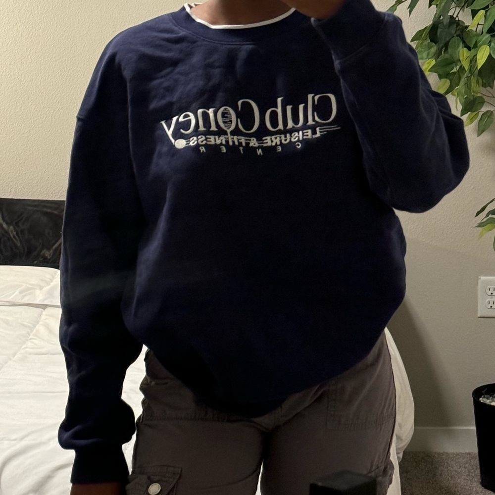 Blue sweater